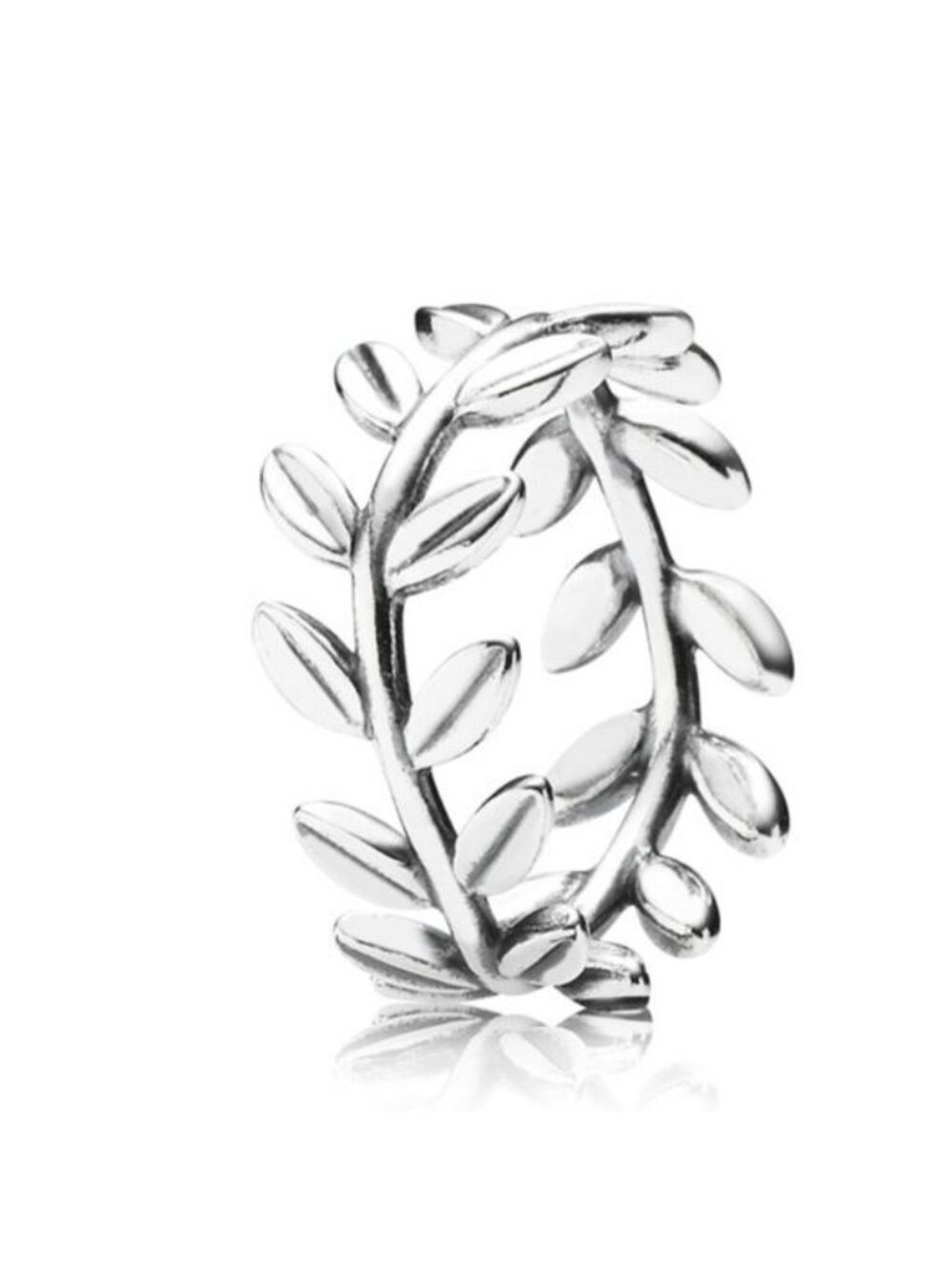 Pandora Sterling Silver Laurel Wreath Statement Ring - 190922
